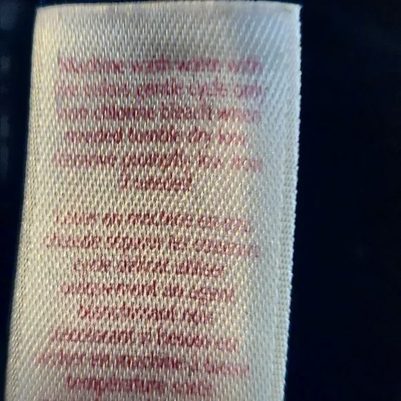 Oscar De La Renta Womens L Pink Label Black Velour 1/2 Zip Long House Sleep Robe - Picture 10 of 10